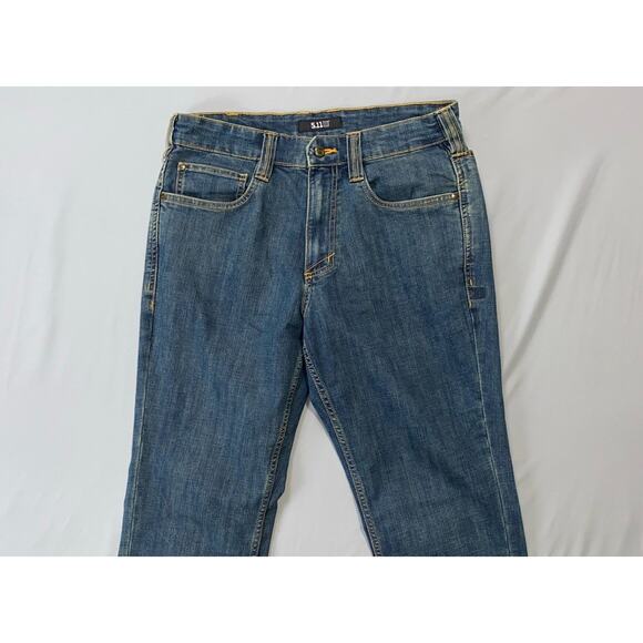 5.11 Tactical 74665 Men's Defender-Flex Slim Fit 7-Pocket Denim Jeans. 32X32 GUC - Picture 5 of 9
